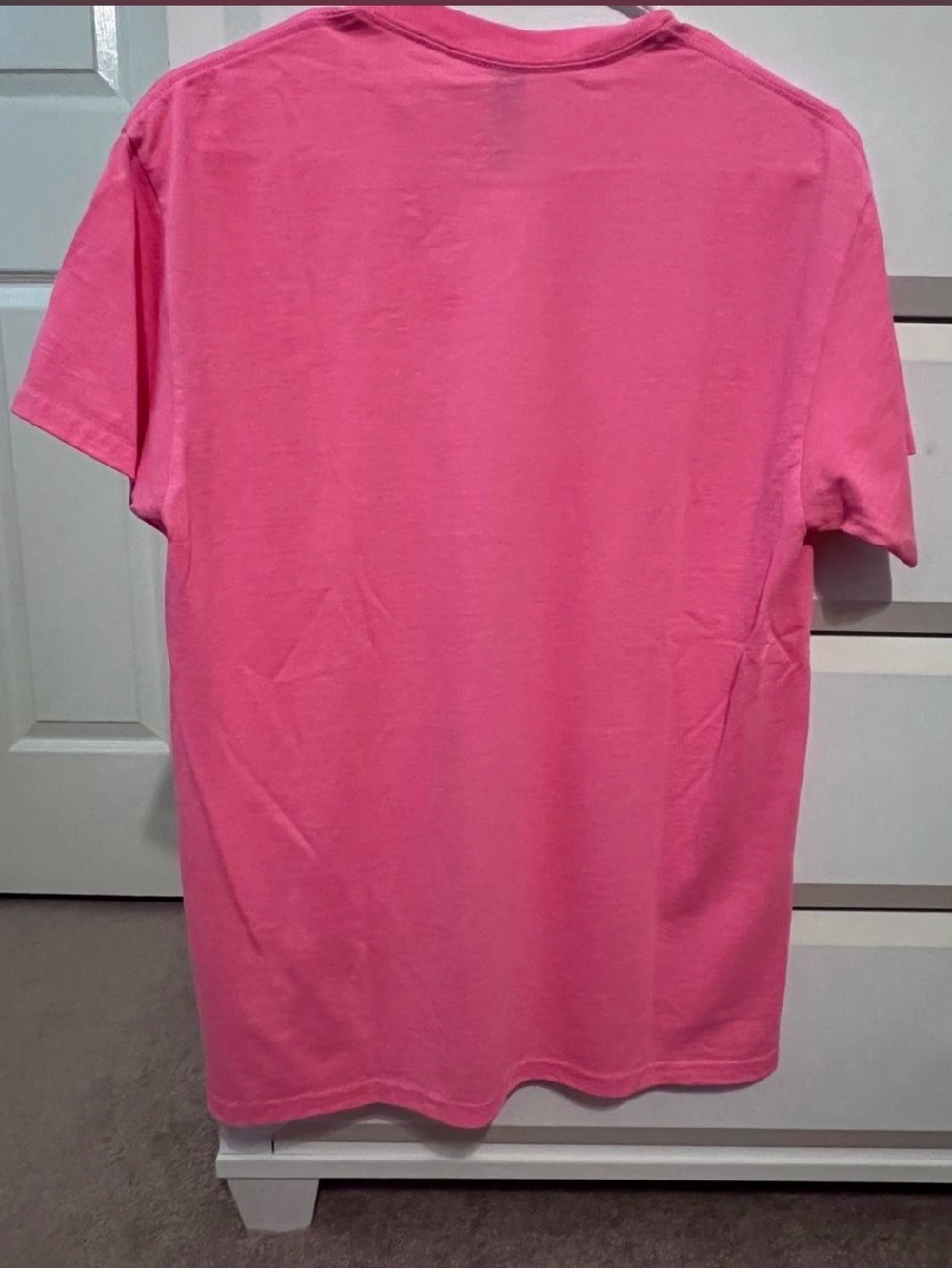Gildan Pink Graphic Cat Quote T‑Shirt - Picture 4 of 4